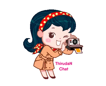 Girl Taking Photo Thru Dan Chat Sticker