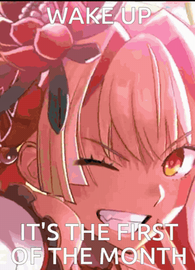 Girl Wake Up First Of Month GIF