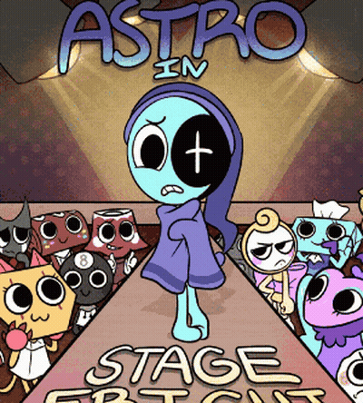 Girl Walking Runway Astro In Stage GIF