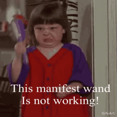 Girl Wand Funny Face Manifest Wand Not Working GIF