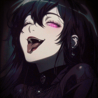 Girl Wearing Choker and Earrings With Tongue Out