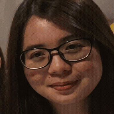 Girl Wearing Glasses Smiling GIF