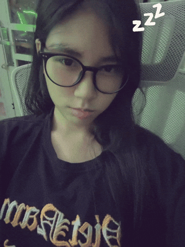 Girl Wearing Glasses Taking Selfie GIF