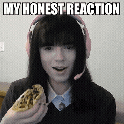 Girl Wearing Headphones Holding Sandwich GIF