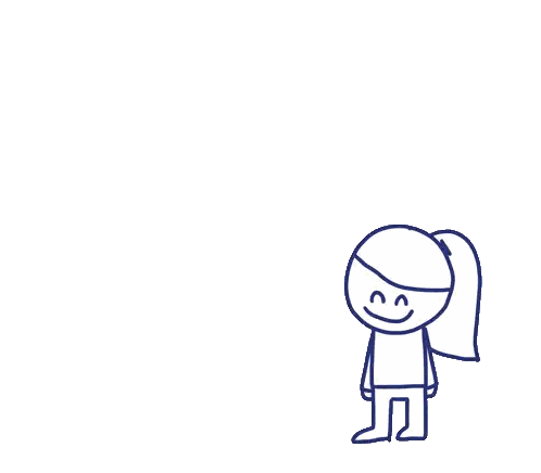 Girl Wearing Minka Comics Shirt Sticker