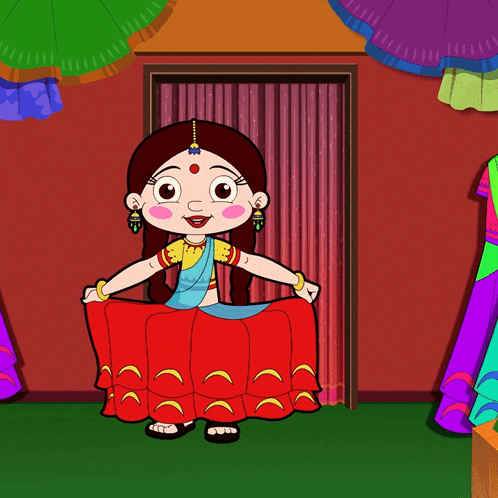 Girl Wearing Red Dress GIF