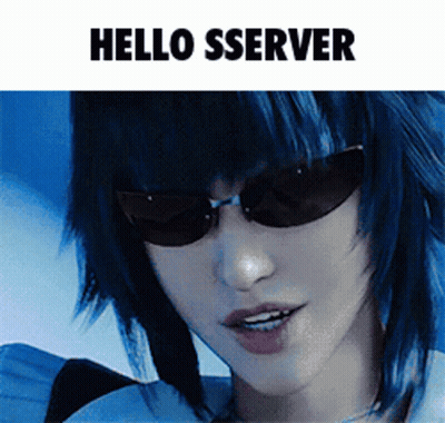 Girl Wearing Sunglasses Saying Hello Server GIF