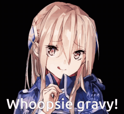 Girl Whoopsie Gravy GIF