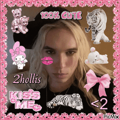 Girl With 100% Cute Kiss Me GIF