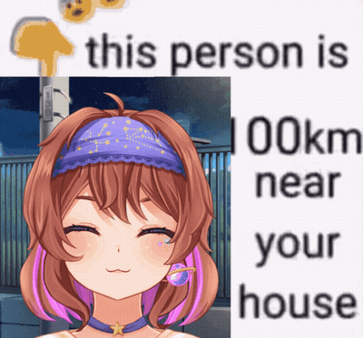 Girl With 100Km Near Your House GIF