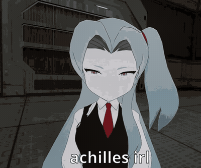Girl With Achilles Irl GIF
