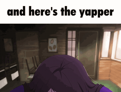 Girl With And Here's The Yapper GIF