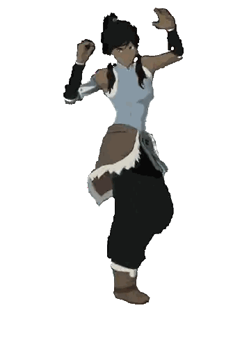Girl With Arms Outstretched Sticker