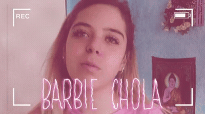 Girl With Barbie Chola GIF