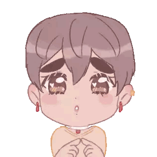 Girl With Big Eyes And Yellow Shirt Sticker