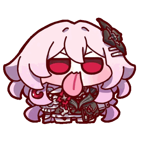 Girl With Big Pink Bubble In Mouth Sticker