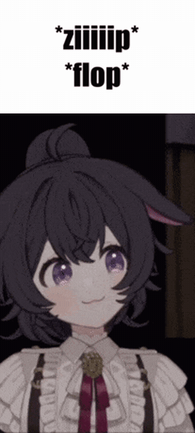 Girl With Black Hair And Purple Eyes GIF