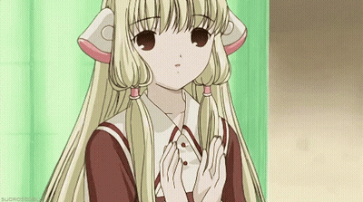 Girl With Blonde Hair And Ears GIF