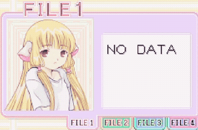 Girl With Blonde Hair And File 3 No Data GIF