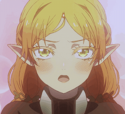 Girl With Blonde Hair And Green Eyes Surprised GIF