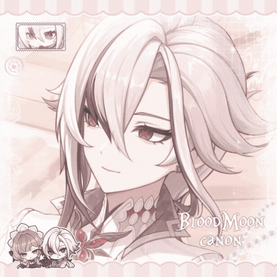 Girl With Blood Moon Canon GIF