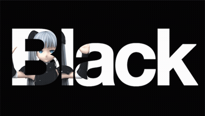 Girl With Blue Eyes Behind White GIF