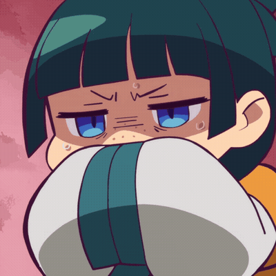 Girl With Blue Eyes Saying Oh Shi GIF