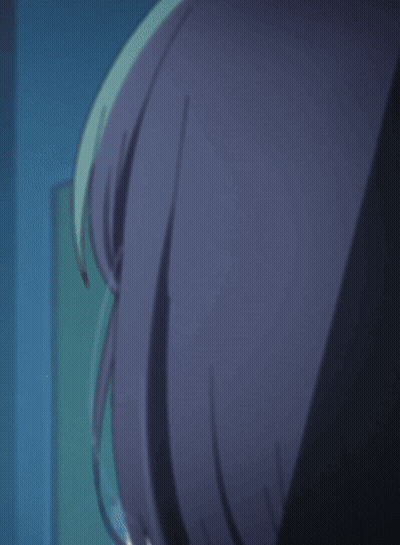 Girl With Blue Hair GIF
