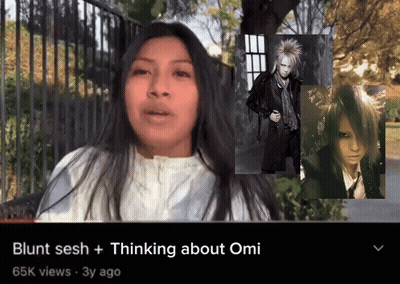 Girl With Blunt Sesh Caption Thinking About Omi GIF