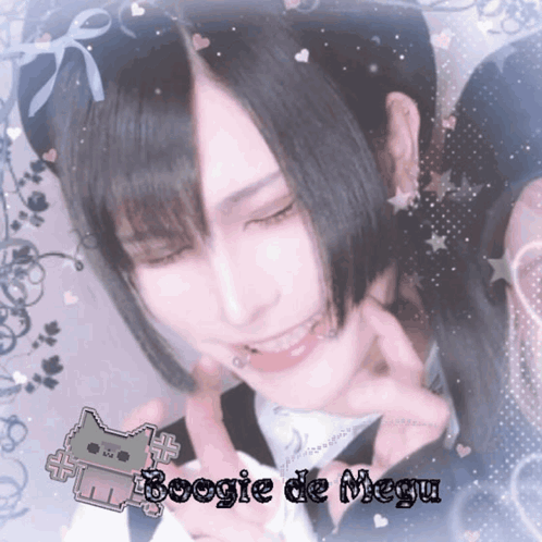 Girl With Boogie De Megu GIF
