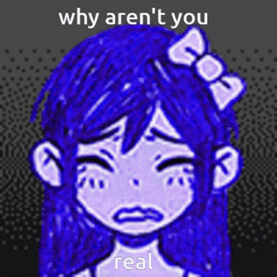 Girl With Bow Saying Why Aren't You Real GIF
