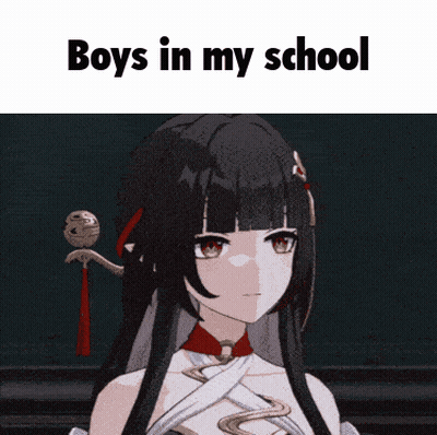 Girl With Boys In My School GIF