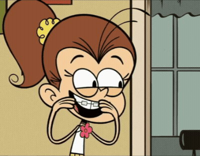 Girl With Braces Smiling GIF
