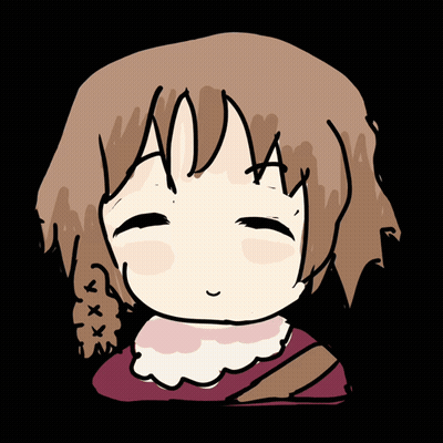Girl With Braided Hair And Letter A On Forehead GIF