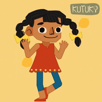 Girl With Braids And Kutuk GIF