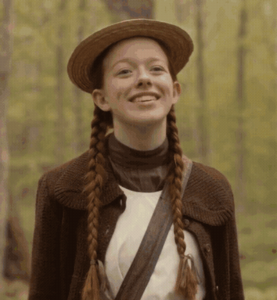 Girl With Braids In Straw Hat And Brown Jacket GIF