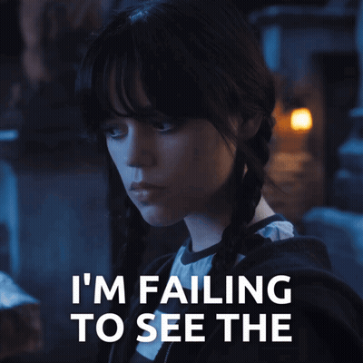 Girl With Braids Says I'm Failing To See The GIF