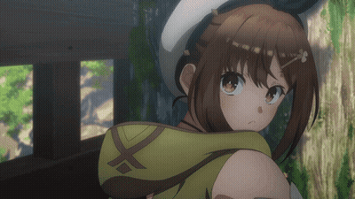 Girl With Brown Hair, Green Hoodie, And X On Shoulder GIF