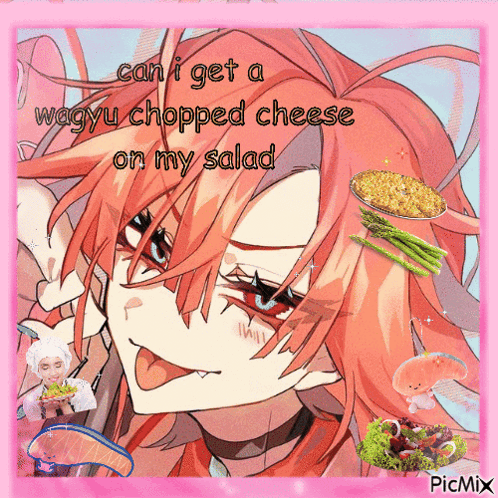 Girl With Can I Get A Wagyu Chopped Cheese On My Salad GIF