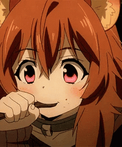 Girl With Cat Ear And Pink Eyes GIF
