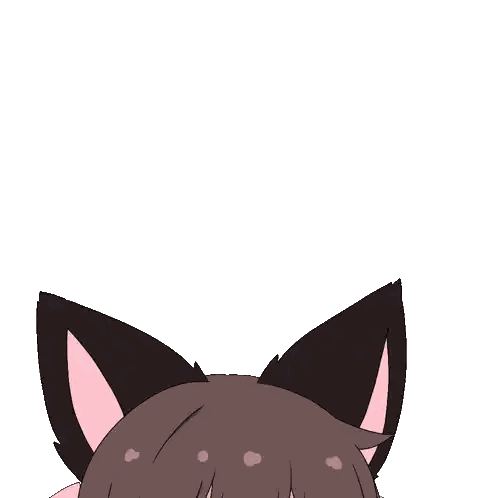 Girl With Cat Ear Sticker