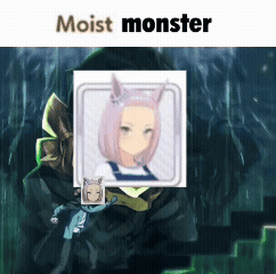 Girl With Cat Ear Moist Monster GIF