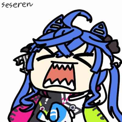 Girl With Cat Ear Saying Seseren GIF