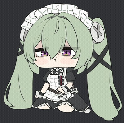 Girl With Cat Ear Sleeping Its Sleepy Time GIF