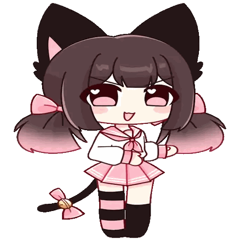 Girl With Cat Ears Sticker