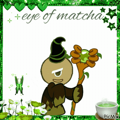 Girl With Chili No.1 Green Tea Mousse Cookie Glazer GIF
