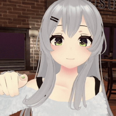 Girl With Choker Saying I Love You GIF