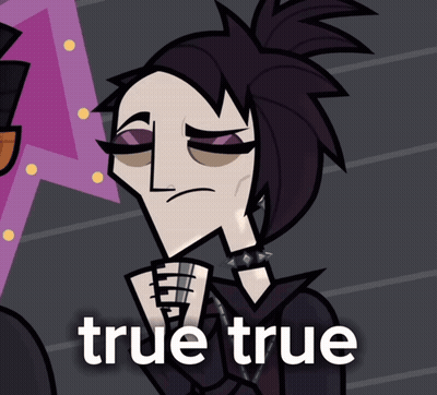 Girl With Choker Saying True True GIF