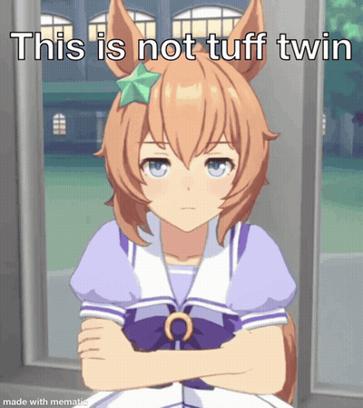 Girl With Crossed Arms Not Tuff Twin GIF