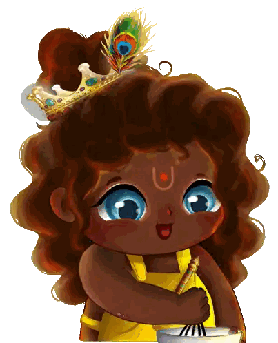 Girl With Crown Cartoon Sticker